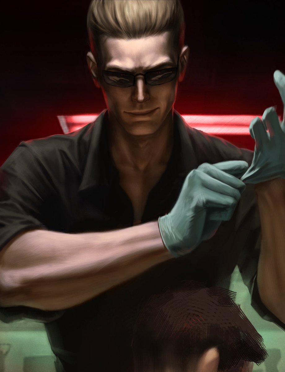 nunschick's tweet photo. WIP 2 #albertwesker #residentevil #REBHFun https://t.co/m8ryOaCn1n