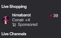 CatBot_ow's tweet photo. I pay for Turbo why am I getting an advertisement for Shopping on Twitch 😭 https://t.co/bn4QaRgqUd