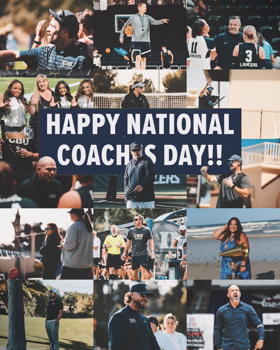 CBULancers's tweet photo. Lancer Nation, join us in celebrating our amazing coaches on 𝐍𝐚𝐭𝐢𝐨𝐧𝐚𝐥 𝐂𝐨𝐚𝐜𝐡𝐞𝐬 𝐃𝐚𝐲!!

#LanceUp⚔️ https://t.co/KzPOTe4mH9