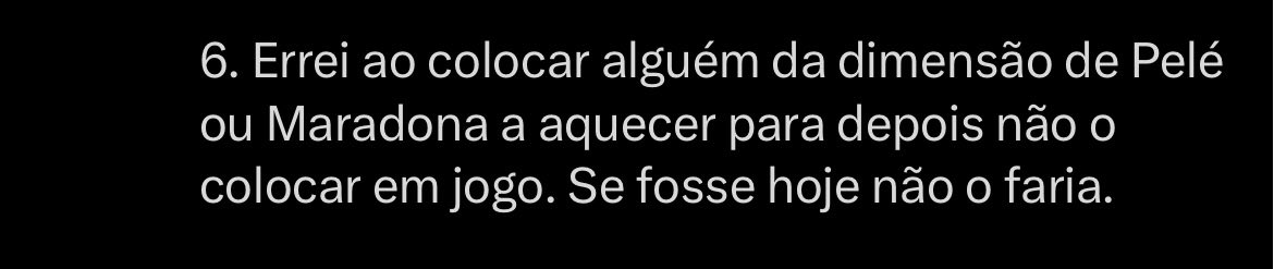 datboyluigi's tweet photo. Vou só dizer que 

1. Aceito que é mau um selecionador fazer promessas que não cumpre
2. Não cabe a nenhum jogador fazer exigências de jogos/minutos a um selecionador, muito menos alguém experiente
3. Uma pessoa sã e adulta não pede a outra pessoa adulta para dizer isto sobre ela https://t.co/yNdcGW7W8x