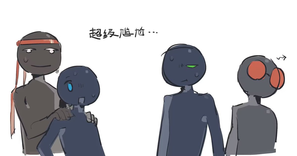 FEY_055200's tweet photo. 是不是没发过这几张
总之最近一长段时间我不会画火柴人相关了，有很多原因 https://t.co/h76nV8fIdq