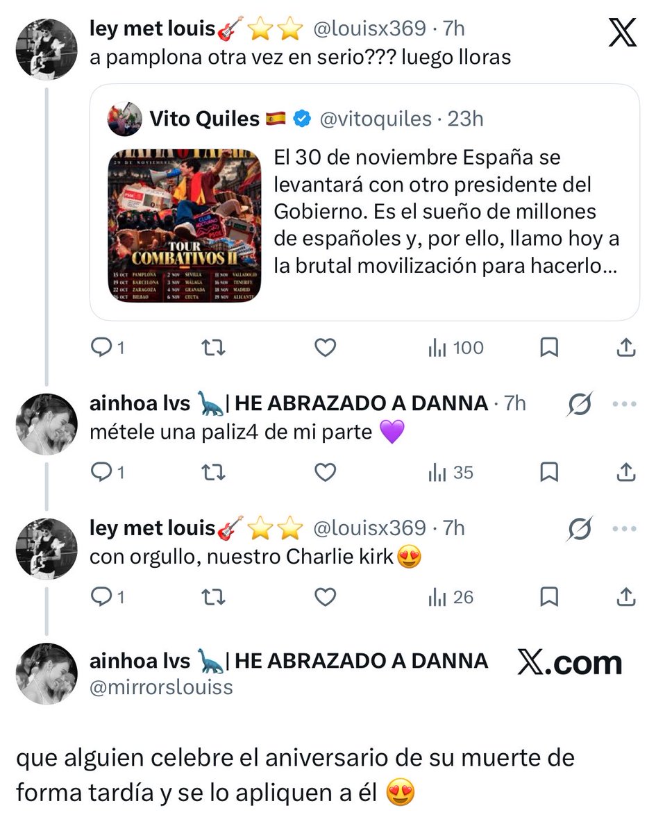 vainillagz's tweet photo. Mucho “TERROR” por una prohibición que se han inventado ellos solos, pero bastante tranquilidad al desear el asesinato a quien no piensa como tú. El doble rasero del rojerio…. https://t.co/WzDjlOl7PW