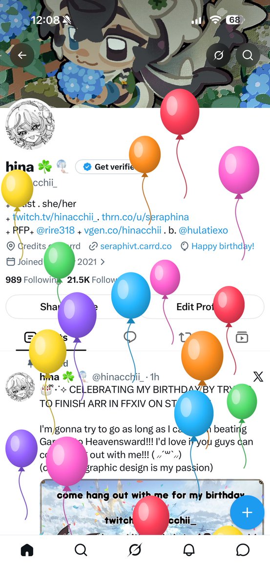 hinacchii_'s tweet photo. I’m 31 today!!! Yippeee! https://t.co/rI6Z3Q5AK1