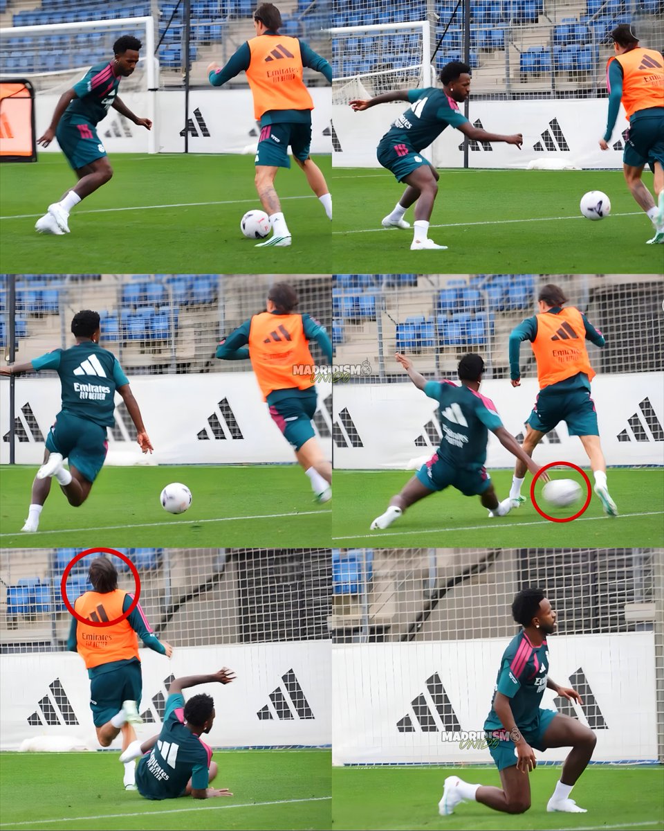 Imperiomadridis's tweet photo. 🥶💀 ESTE ES EL VINÍCIUS QUE QUEREMOS VER

Da igual que sea un entrenamiento: Vinícius está volviendo a dejarlo todo por el escudo. Corre, encara, pelea cada balón y hasta se lanza al suelo intentando recuperar una pelota como si estuviera disputando un partido oficial. 🤍💪

Eso es lo que queremos de Vini: compromiso, intensidad y hambre por volver a su máximo nivel. Que esa misma actitud que está mostrando en Valdebebas se traslade ahora a los partidos.

SIGUE ASÍ, VINI. POCO A POCO ESTAMOS VOLVIENDO A VER AL JUGADOR QUE TANTO NOS HIZO DISFRUTAR.