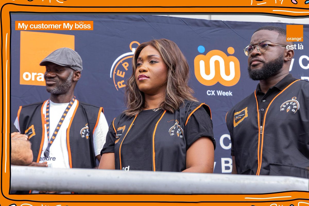 Orange_Cameroun's tweet photo. Un grand merci à nos clients pour leur franchise et leur confiance, ainsi qu'à nos équipes terrain pour leur dévouement exceptionnel ! 🧡 

Et vous, quelle est votre agence Orange préférée ? 👇 

#OrangeEstLà #CXWeek2026 #MyCustomerMyBoss https://t.co/5EWAHakIPr