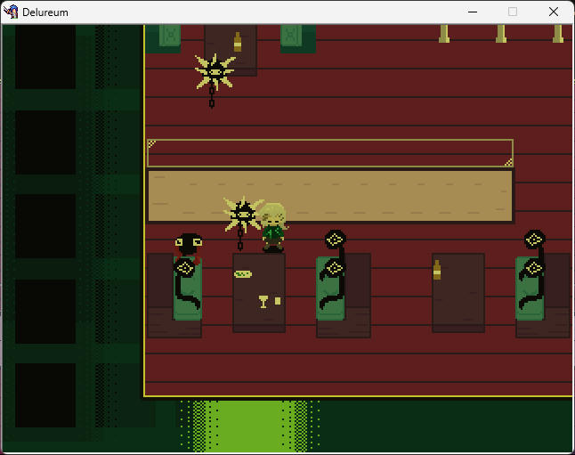 Velirou_'s tweet photo. hi good day.
screenshots of the bar with a handful of shadow creatures (designing them was quite fun). 

also, i have finished the rig of my character, look at her go!

#yumenikki #ynfg #blender https://t.co/hGcdZxRSZc