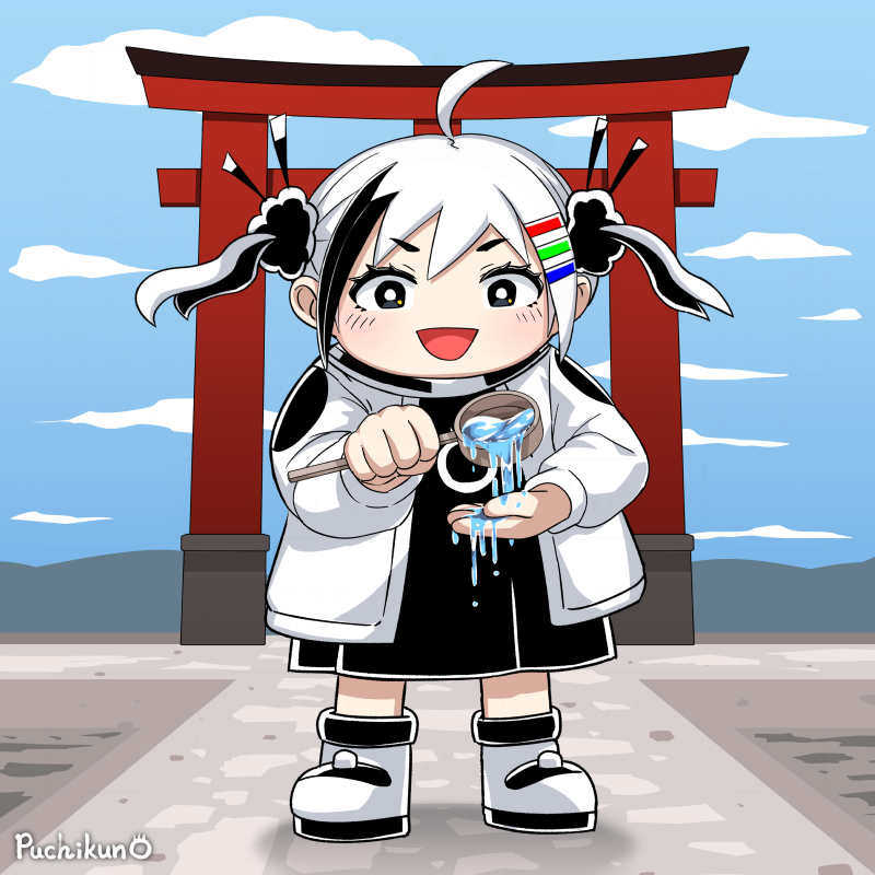 Puchikun01's tweet photo. おはモノチ☀️
「手水で清めるっち!」
#MonochiProject https://t.co/ycQZr4lcL6