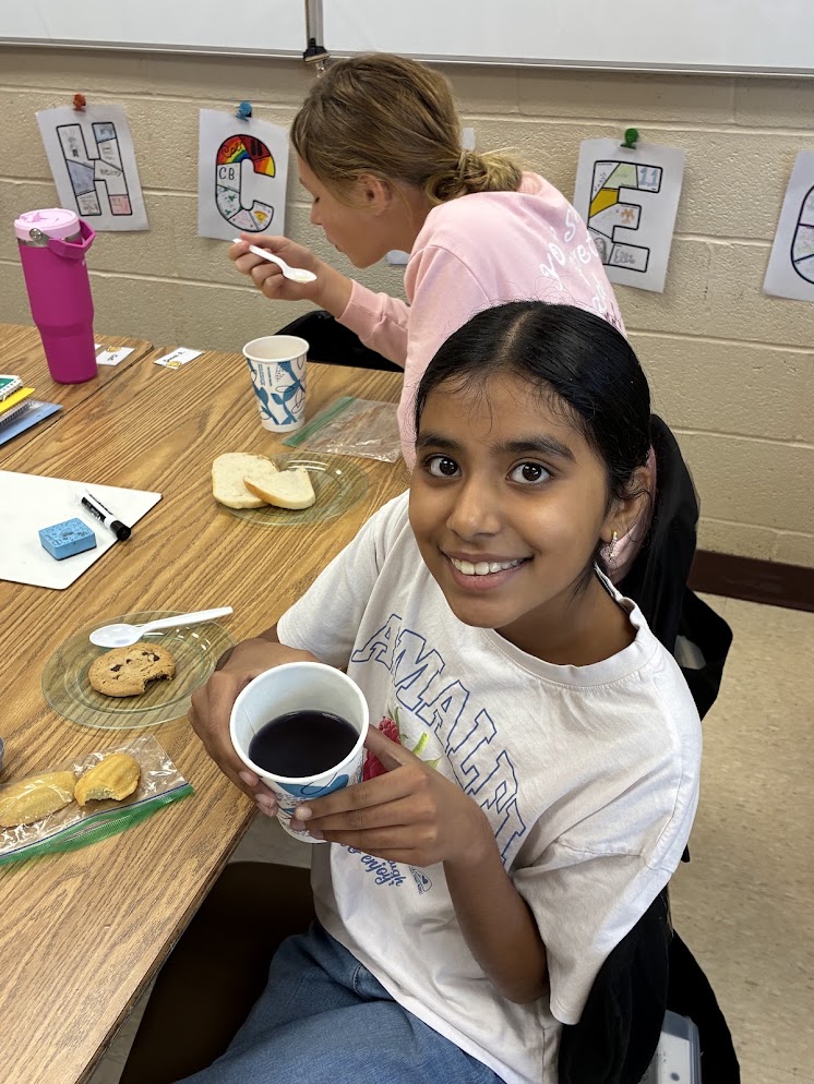 Seneca_Valley's tweet photo. Sixth grade students in Haine Middle School’s What I Need (WIN) enrichment classes recently brought their reading to life with a friendly tea party and Academic Bowl! Students read the novel “A View from Saturday,” in which characters build a friendship, regularly meeting for tea while preparing for the state Academic Bowl. Inspired by the story, students embraced themes of teamwork, inclusion and meaningful conversation throughout their own event.

#SVProud #SV2627