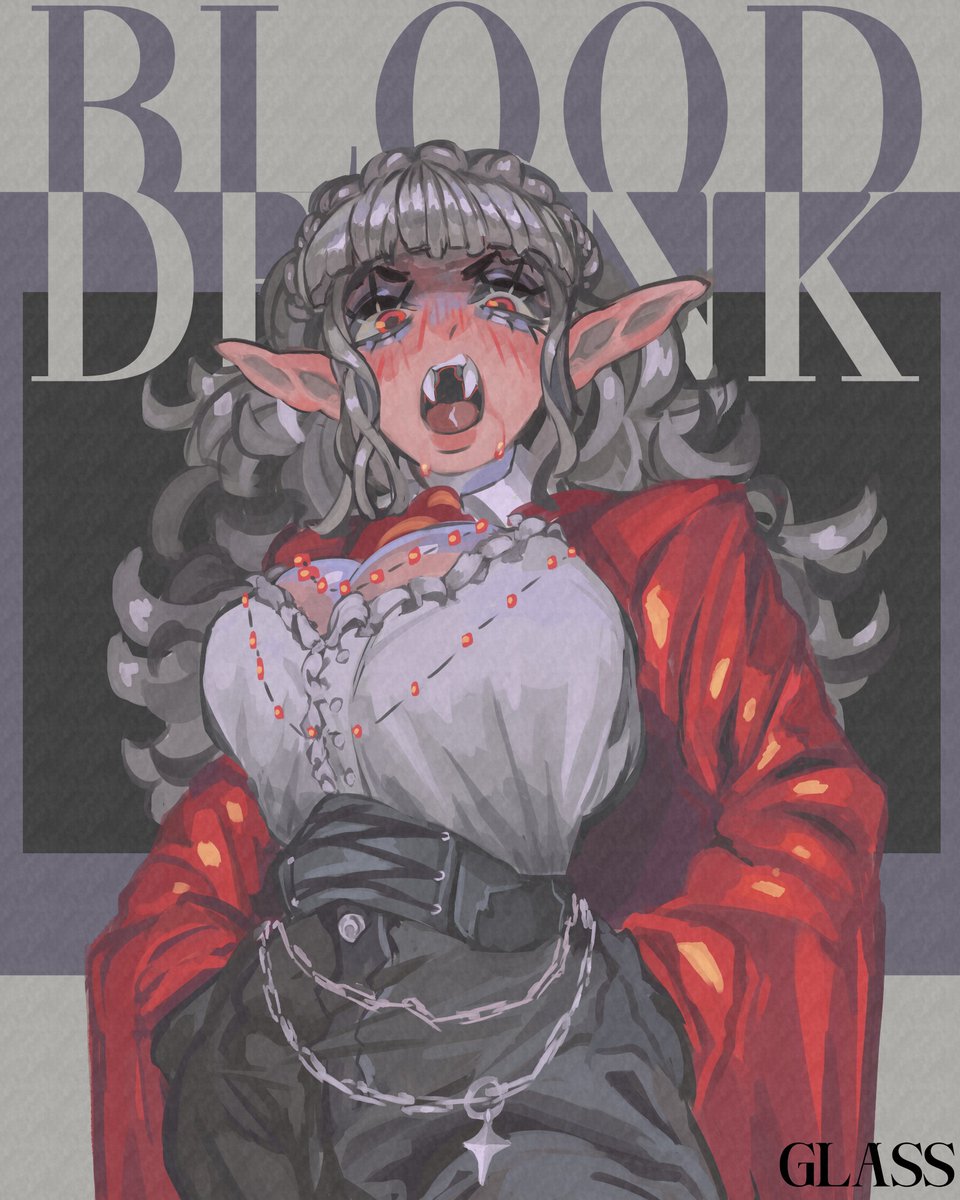 gl4ssdra's tweet photo. Blood-drunk dahlia! My first contribution to this year's spooky month 🎃🕷️💀 https://t.co/OgZO5qJzkw