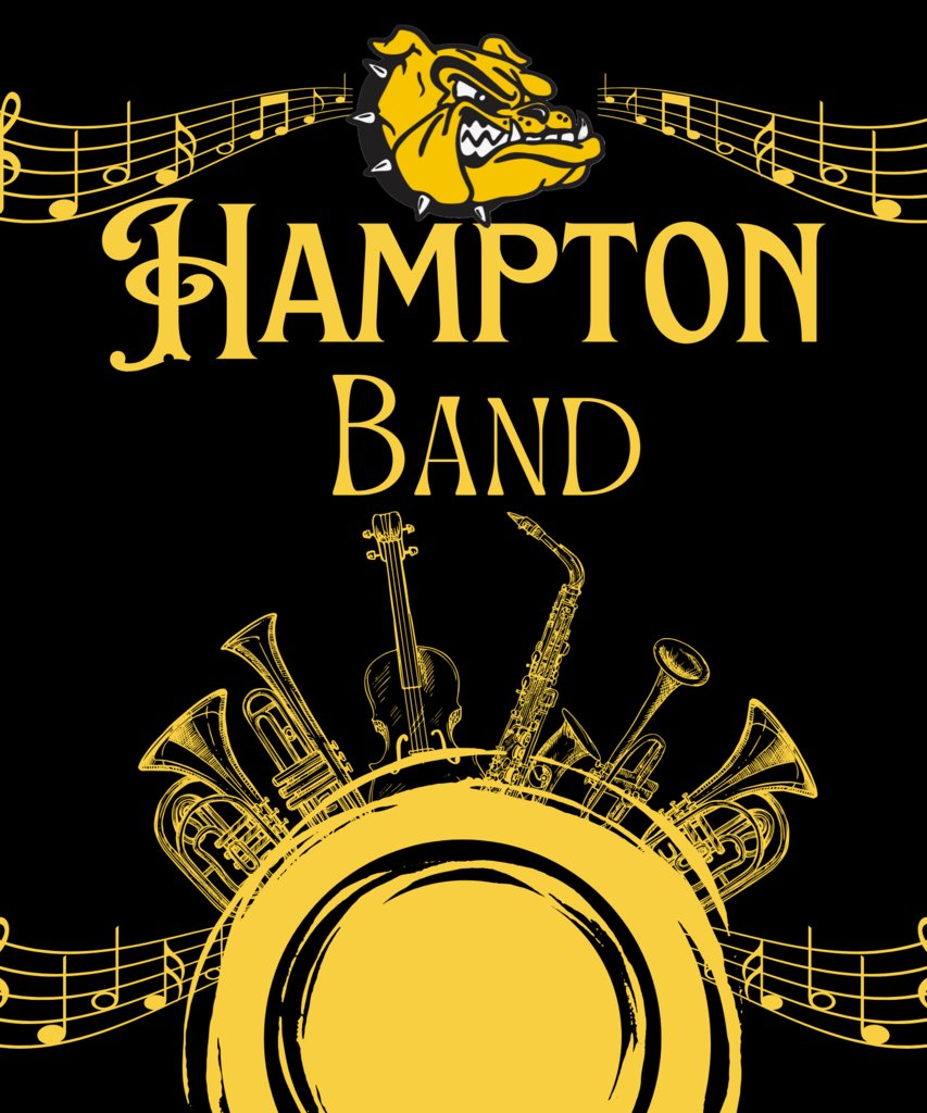 HSDBullDogs's tweet photo. Hampton Band Practice Reminder! Just a quick reminder that we have practice today, October 6, 2026, 5:30PM-7:00PM. Make sure you have your instruments, music, and a water bottle. See you all there! 
#ChooseHampton #HamptonBand #GoBand https://t.co/1FxbaBcKmZ