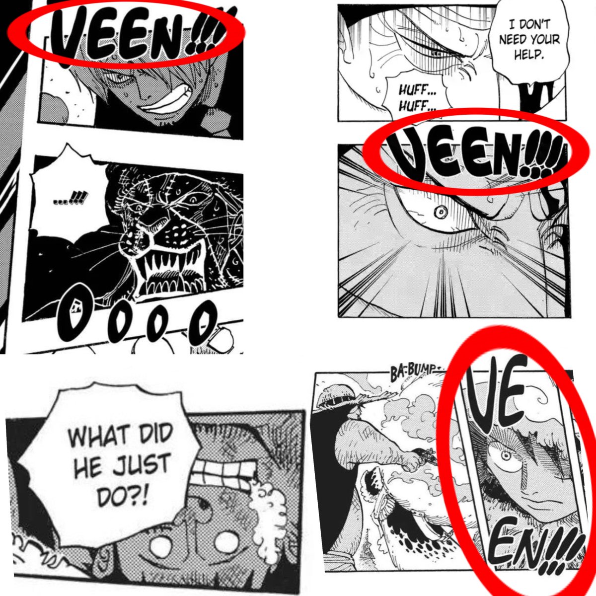 sanjipiecee's tweet photo. Oda already gave us a hint of Sanji’s conquerors haki way back before the timeskip https://t.co/RPfOPov3JV