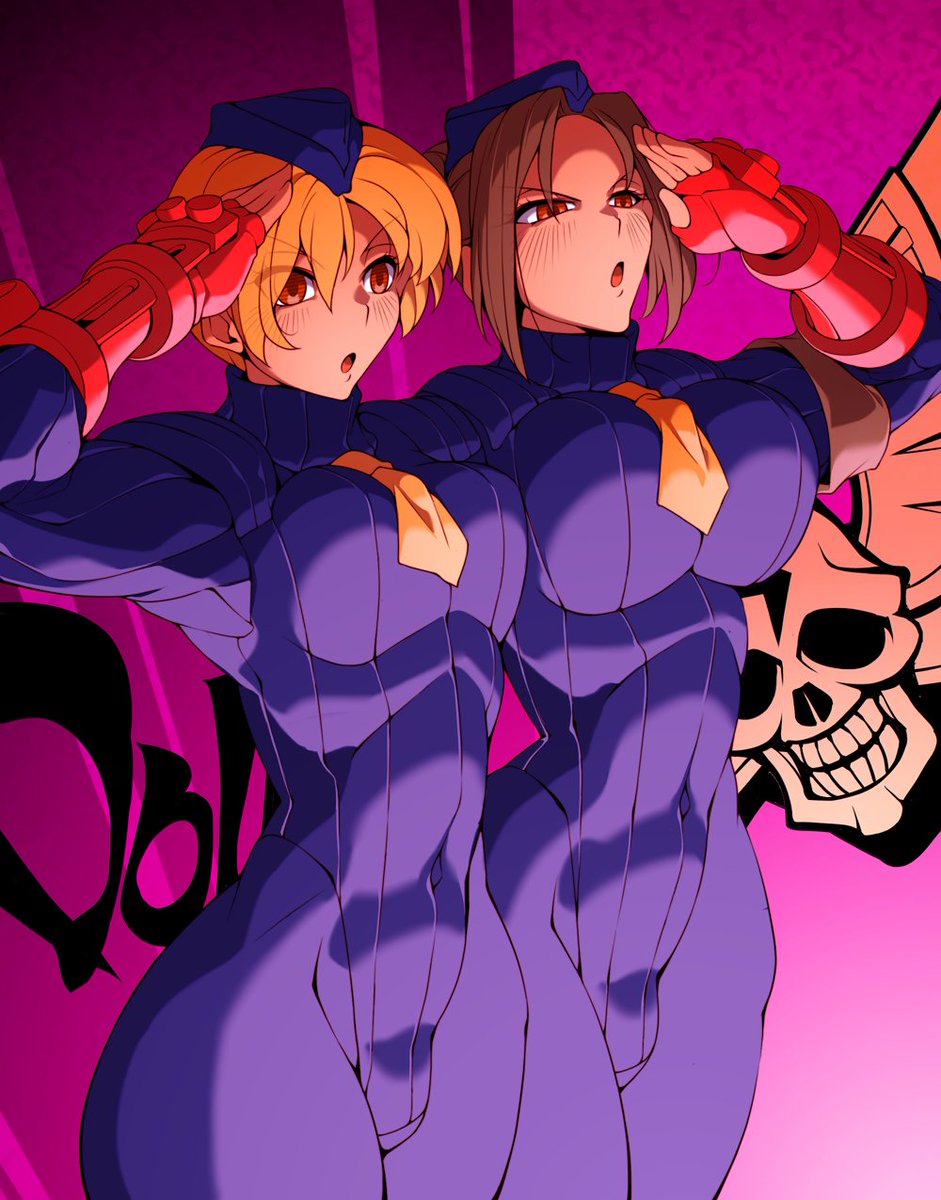 yoshitsuki_'s tweet photo. ユーリ＆ユーニ（ZERO3のすがた）！
#Streetfighter #Juni #Juli https://t.co/wTFTZIxF77