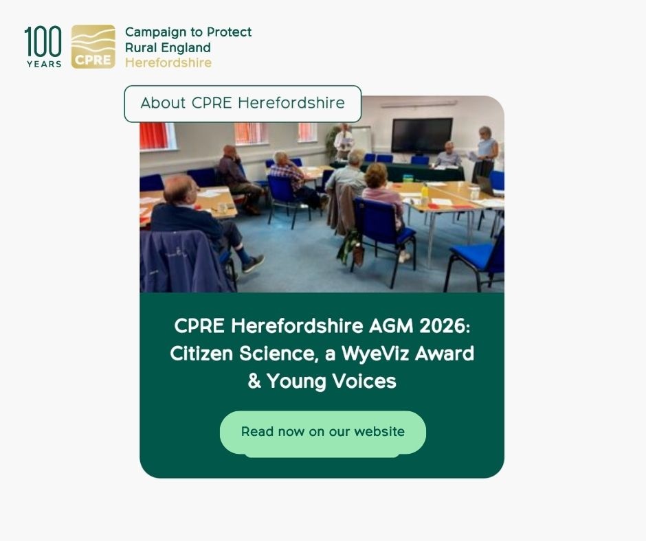 CPREHfdshire's tweet photo. Our 2026 AGM: thank you to all who came, why citizen science matters, congratulations to Michael Carpenter on his WyeViz award, join our PLAN team, and we want to hear from young people.
Read more: https://t.co/sGvrsCPQrp
#RiverWye https://t.co/wY5FWEKxLI