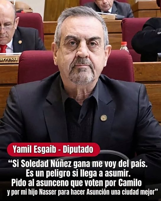 BogadoMayor's tweet photo. LO PEOR
En su Seccional donde su hijo o sobrino es PRESIDENTE, Soledad le duplicó en votos a Camilo.

Es un vividor del Estado con toda su familia. https://t.co/ydMfqHiodb