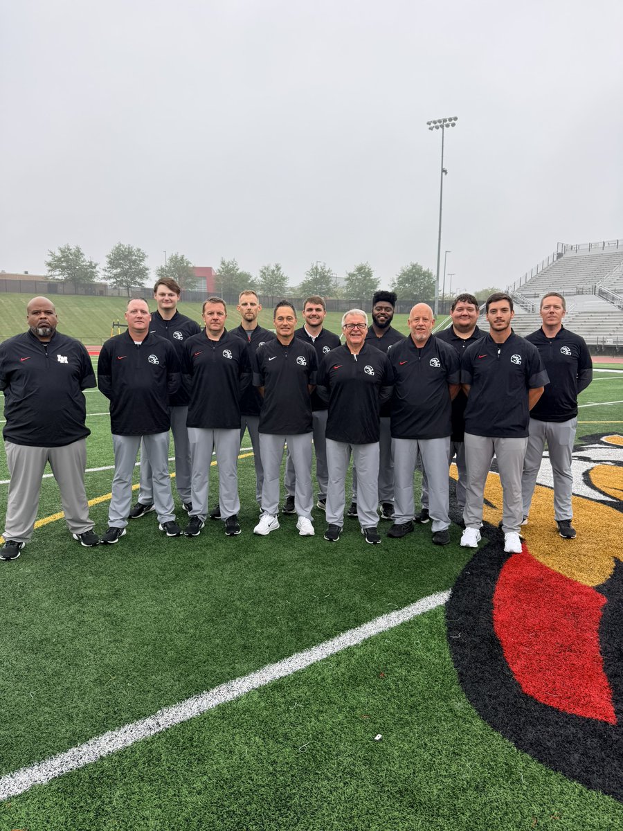 TheLMFootball's tweet photo. Happy National Coaches Day to the Linn-Mar Football coaching staff! Thank you for the time, energy and heart you pour into our players—on the field and beyond. We’re grateful for the example you set for our Lions. https://t.co/JX0dnjQCdo