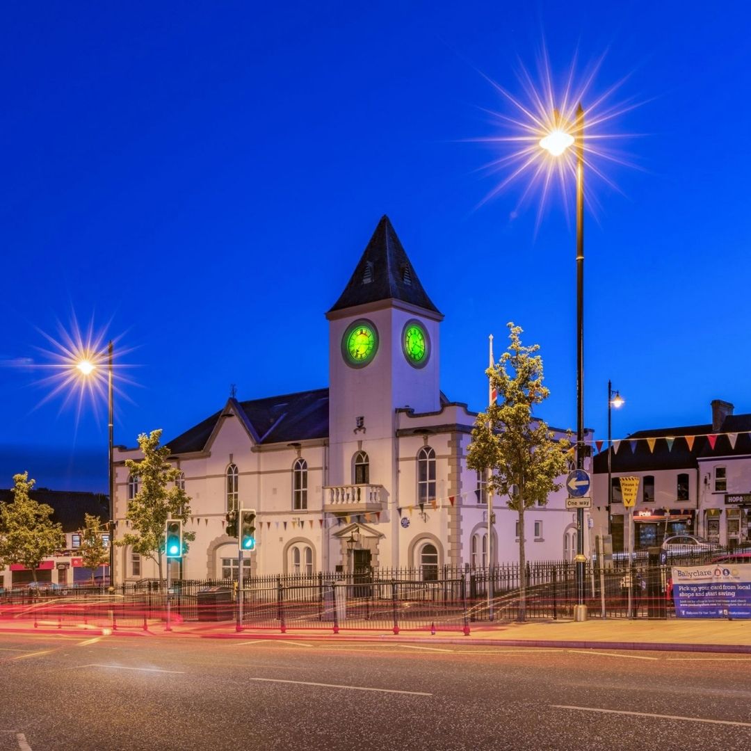 LiverUK_charity's tweet photo. There's more brilliant #LightUpForLiver illuminations tonight, raising awareness for #LiverCancerAwarnessMonth!
Pictured are Mossley Mill, Antrim Civic Centre and Ballyclare Town Hall. Thank you @ANBorough for supporting the campaign. https://t.co/ddJ4CqKgHY