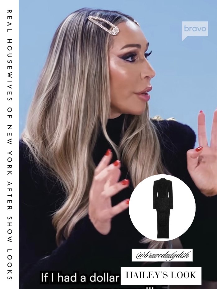 BigBlondeHair's tweet photo. Gorgeous Glassman // Get Details on Hailey Glassman's Black Fuzzy Dress on The After Show Here: https://t.co/RvsD6sp1Hy #RHONY #HaileyGlassman https://t.co/YWk7NEib4d