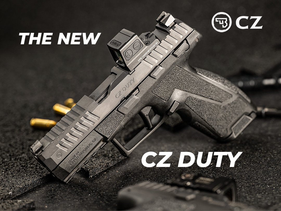 CZ_Firearms's tweet photo. The new CZ DUTY isn’t just one pistol. It’s a whole family packed with features!
A CZ-patented Modular Chassis System. Interchangeable grip modules. A direct-mount optics-ready interface.  All in a durable package tested with 25,000 overpressure rounds.
https://t.co/nS8bOmawQL https://t.co/0TOT4q1elE