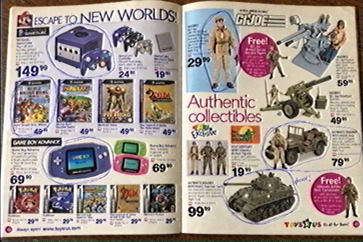 NostalgiaYZ's tweet photo. Circling the toys/games you wanted for Christmas on a magazine catalog. https://t.co/HGjCUhLd70