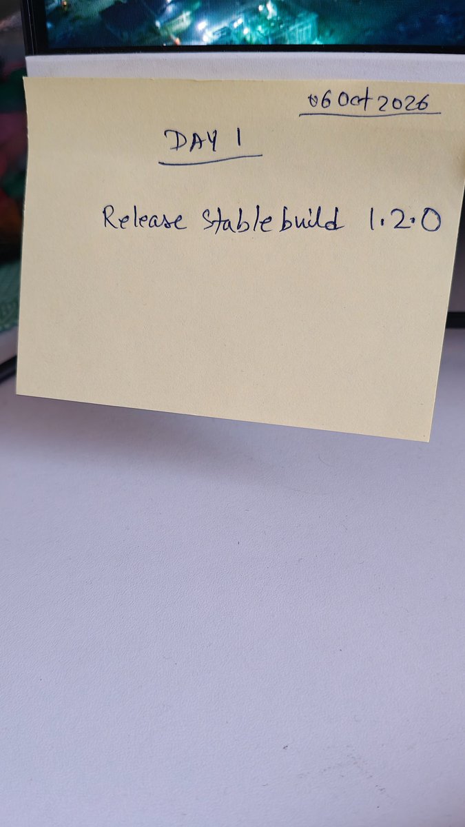 devashish_m's tweet photo. Day 1 of building @IntentXAI  in public.
Goal: Ship stable build 1.2.0
Status: In progress
Blocker: Knowing when to stop. I keep finding one more UI change, one more improvement, one more thing to fix.
Need to get better at deciding when it’s good enough to ship.
#BuildInPublic https://t.co/El4lnGMs5B