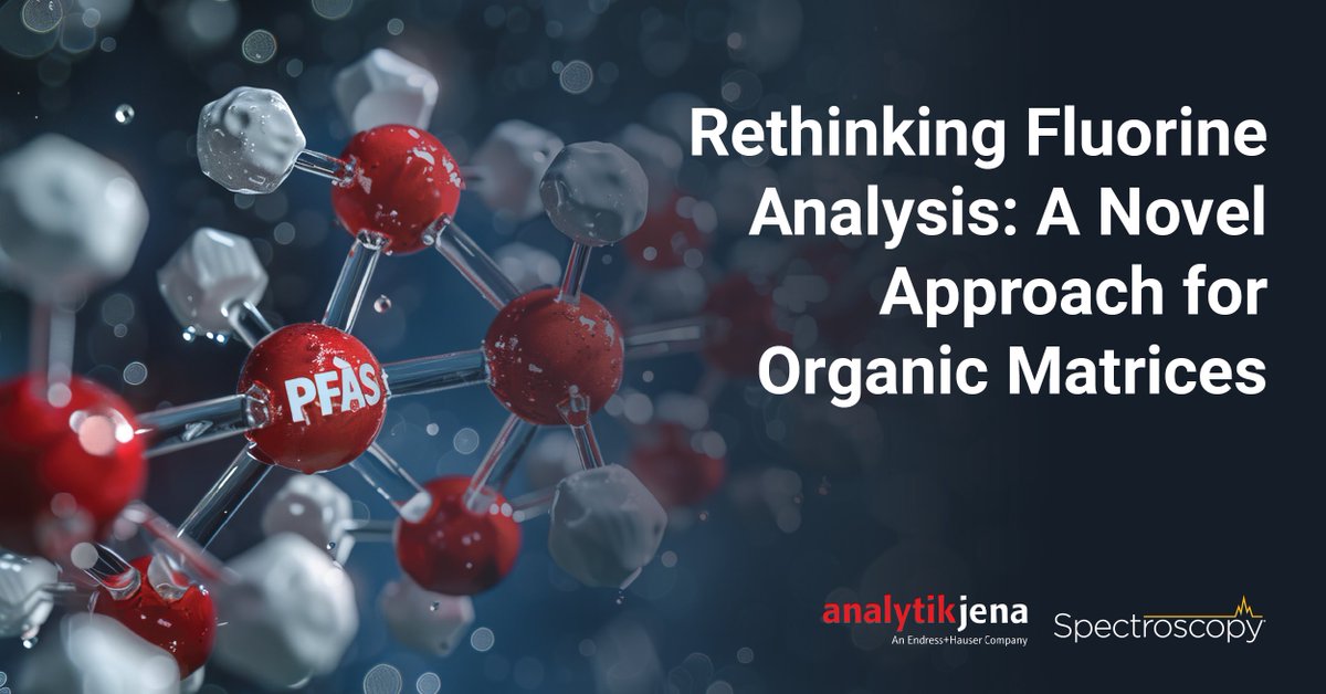 SpectroscopyMag's tweet photo. Fluorine analysis in organic matrices can be challenging. Discover how pyrohydrolytic combustion and high-resolution molecular absorption spectrometry enable faster, more sensitive, and reliable measurements. #AnalyticalChemistry
https://t.co/Kg4LiQBdYp https://t.co/NAQaZQsAP6