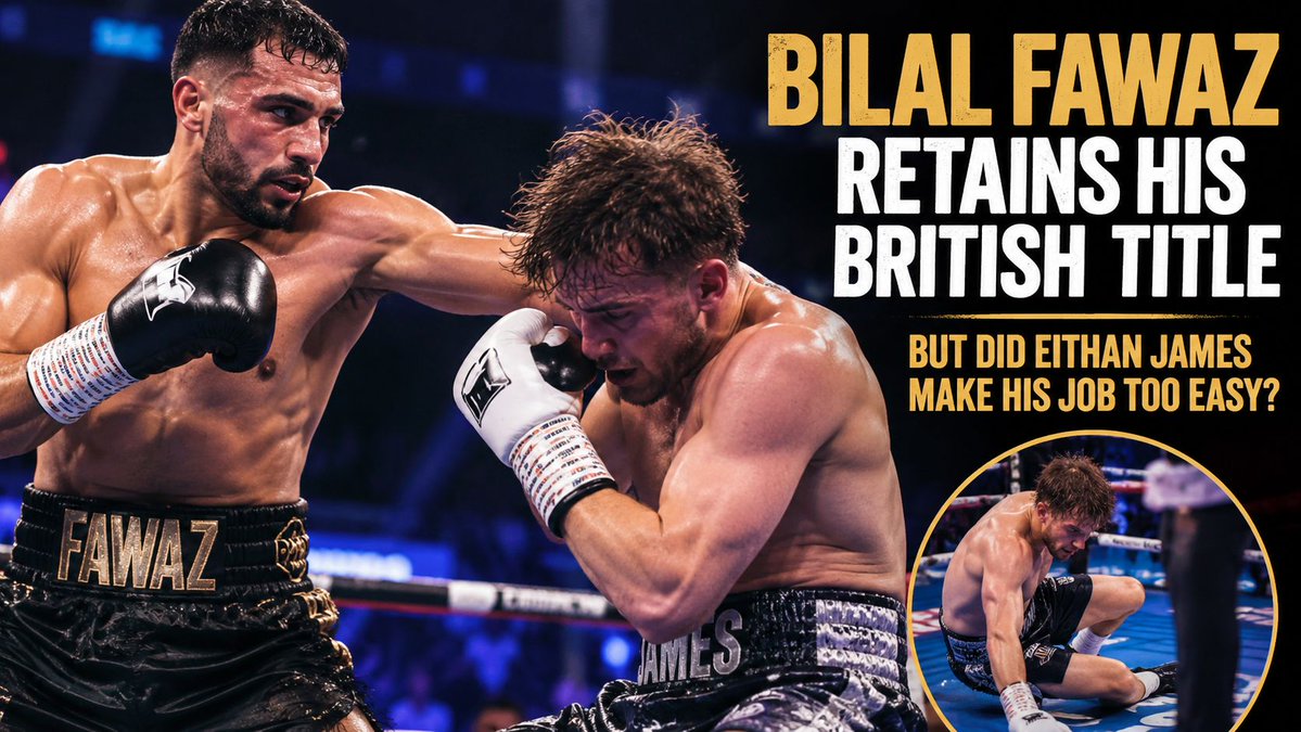 cmboxing1's tweet photo. Bilal Fawaz retained his British title, but did Eithan James make his job too easy? Once Fawaz realised he could walk through James' punches, the fight changed.
https://t.co/vbQyTht6GS
#BilalFawaz #EithanJames #Boxing #BritishBoxing #CMBoxing https://t.co/3cZTGJMdJM