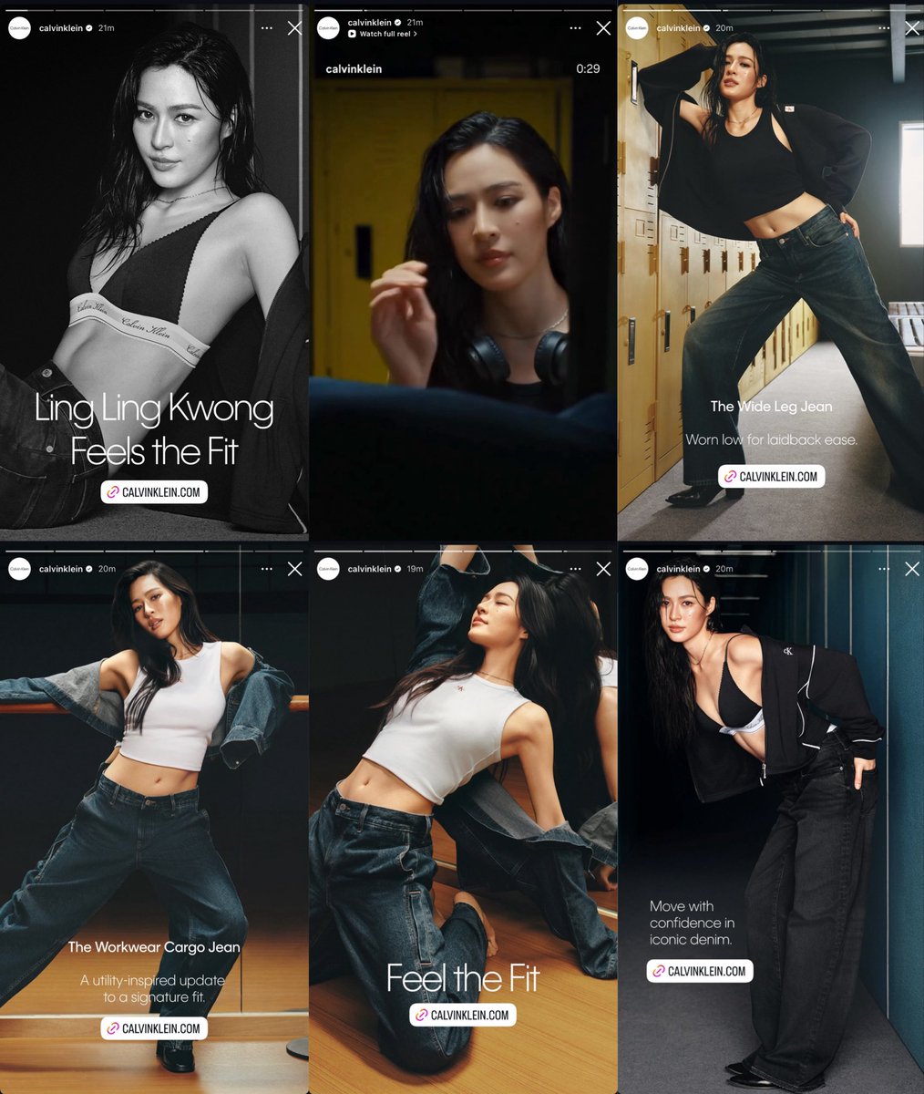 WonderOf00K's tweet photo. 🚨Calvin Klein (@CalvinKlein) has updated their IG Story with Lingling Kwong (@linglingsirilak) from the “Feel the Fit” campaign

Don’t forget to tap the link and check it out!

#LinglingkwongxCalvinklein  
#หลิงหลิงคอง‌ #LinglingKwong https://t.co/wBqBKjyV8W