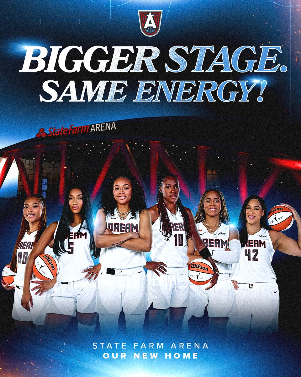 ATLDreamPR's tweet photo. Press Release: ATLANTA DREAM ANNOUNCES MULTI-YEAR AGREEMENT TO PLAY ALL HOME GAMES AT STATE FARM ARENA

Read More: https://t.co/RvwLqggaHU https://t.co/4xDATeRyMS