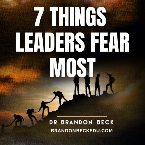 BrandonBeckEDU's tweet photo. 🔥 What do leaders fear most?

Failure? Conflict? Letting people down? Making the wrong decision? Losing trust? 

Leadership confidence doesn’t mean those fears disappear. It means we learn how to lead through them.

In the 10/1 edition of the Something For You Newsletter, we break down 7 things leaders fear most…and practical strategies to overcome them.

🔥 Inside This Issue…

🔥REFLECT:
7 Things Leaders Fear Most

🔥LEARN:
How to Overcome What Leaders Fear Most

🔥GROW:
Stay Connected to Those You Lead

SIGN UP at https://t.co/OMLJs7aLb5 to receive this newsletter on the first and 15th of every month. It is jampacked with helpful tips and resource resources to support you on your leadership journey. 

#Leadership #LeadershipCoach #IntoTheFire #leadershipnewsletter