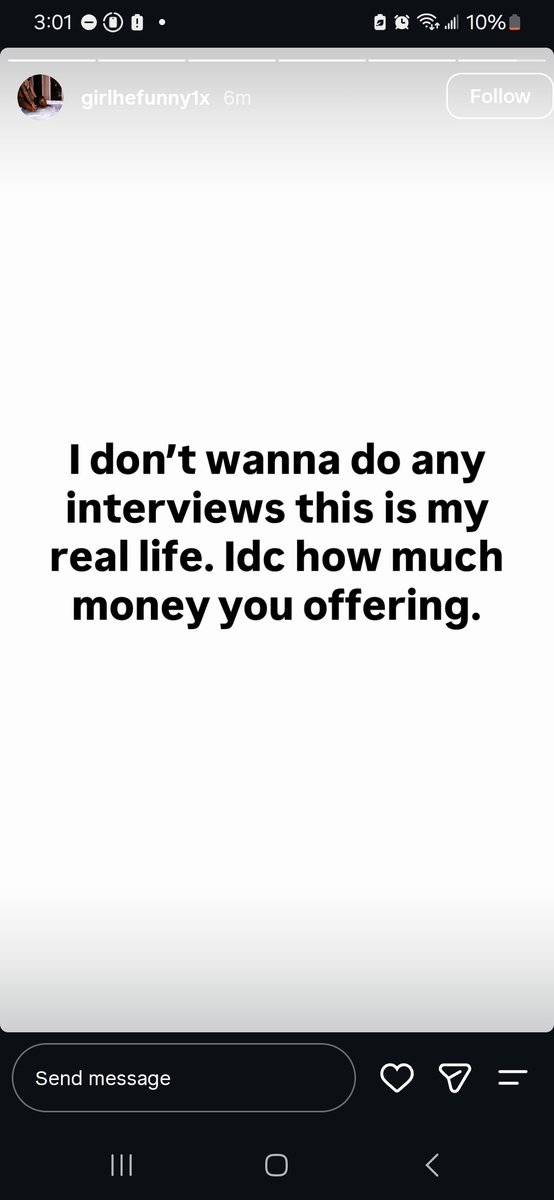 reggienotrodney's tweet photo. Reggie addressed people asking for an interview, stating he has no interest in doing them regardless of how much money is offered. 🙅‍♂️💰 https://t.co/vNj315B3Pf