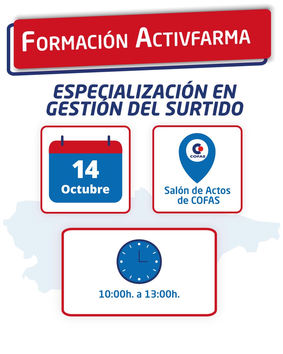 iCOFAS's tweet photo. No te pierdas la penúltima sesión de la formación de Especialización de Surtido, centrada en cómo comprar mejor, reducir errores y gestionar la relación con laboratorios/cooperativa
📆Miércoles 14/10
⏰de 10:00h a 13:00h
📍Salón de Actos de COFAS
#tufarmaciaempiezaentucooperativa https://t.co/Oc8LdId9au