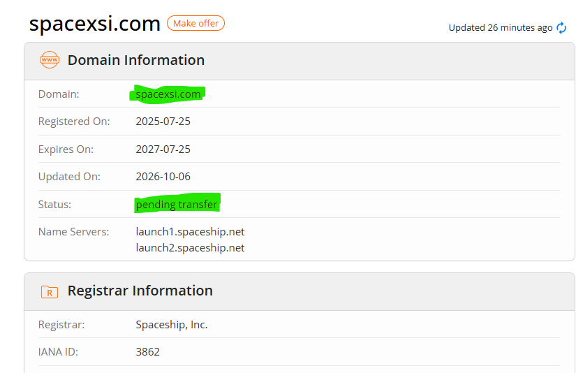 AiZenerative's tweet photo. Domain name status changes
https://t.co/oRw9LWzqNI is coming
#Domains #Domain #DomainNames #Domain
#SpaceX #Spacexsi #Spacexai #Brand #Tesla
#News #Tech #Si #Superintelligence #Ai #Agentic
#Agintic #Europe #USA #US #UnitedStates #America
#Asia #China #India #Bharat https://t.co/4htmgO8IVa