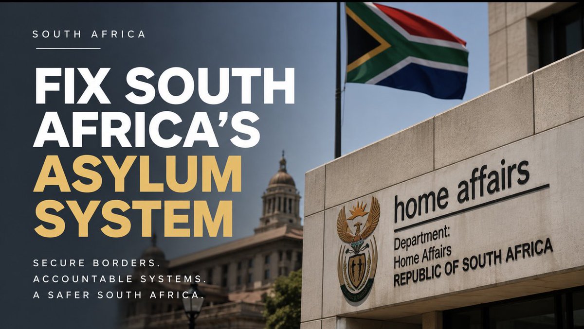 _BellaM_'s tweet photo. South Africans, it’s time to put our concerns formally on record. 🇿🇦

I’ve started a petition demanding urgent asylum and immigration reform, secure borders, accountability from Home Affairs and parliamentary oversight.

SIGN. SHARE. MAKE YOUR VOICE COUNT.
 - Sign the Petition! https://t.co/2TKgRnw3eq
