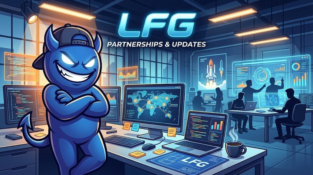 LFGcooking's tweet photo. Big things brewing at LFG. ☕️😈

We’re partnering with quality teams to roll out high-profile token launches on https://t.co/5N24jSloT2. Confirmed projects are already coming soon!

Looking to launch your project with full ecosystem support?

📩 Drop us a DM right now and let’s make it happen.
LFGM! 🚀