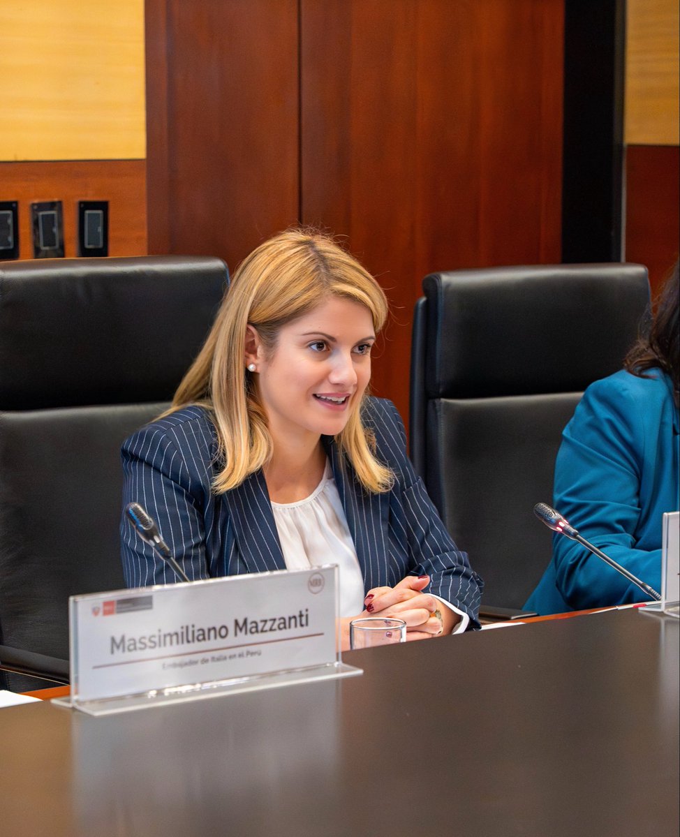 tripodimaria's tweet photo. Ho co-presieduto con il VM  Anderson Machado, il VI Meccanismo di Consultazioni Politiche 🇮🇹🇵🇪. 
Focus su: 
🔹relazioni commerciali, 
🔹investimenti e progetti strategici, 🔹cooperazione,
🔹contrasto alla criminalità transnazionale, 
🔹relazioni culturali e 
🔹dossier regionali. https://t.co/6F2npV13JC