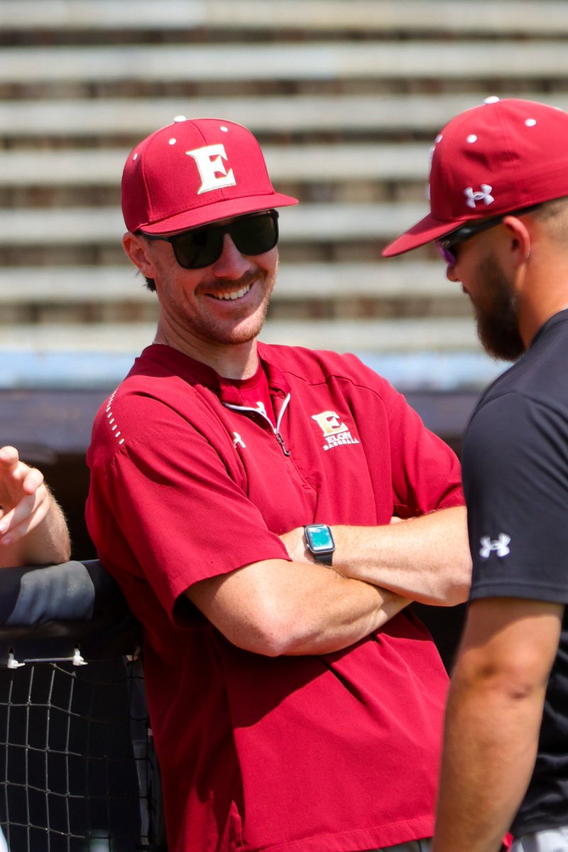 ElonBaseball's tweet photo. Happy National Coaches Day to the men that lead our program every day! 

#PhoenixRising | #GoldStandard https://t.co/ROAe05u1hi