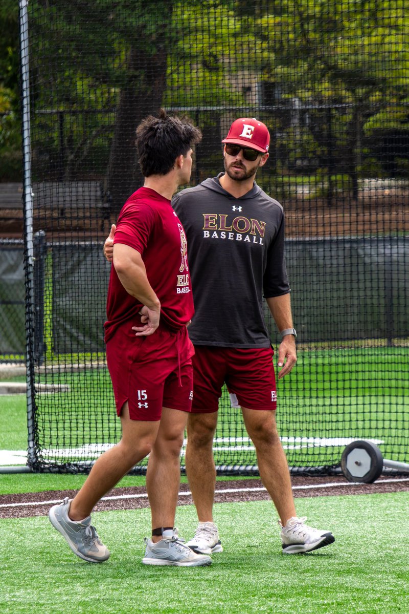 ElonBaseball's tweet photo. Happy National Coaches Day to the men that lead our program every day! 

#PhoenixRising | #GoldStandard https://t.co/ROAe05u1hi
