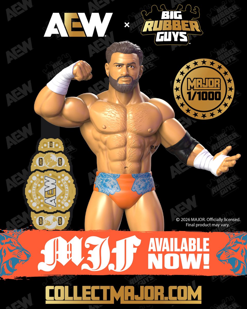 CollectMajor's tweet photo. Very limited amounts remain of these two @The_MJF figures!

Your collection will be better than everyone else’s and they will know it!

Go get yours at https://t.co/sBeCovjYm5 before they’re gone!

#CollectMajor
#ScratchThatFigureItch https://t.co/d7QTNoUlZw