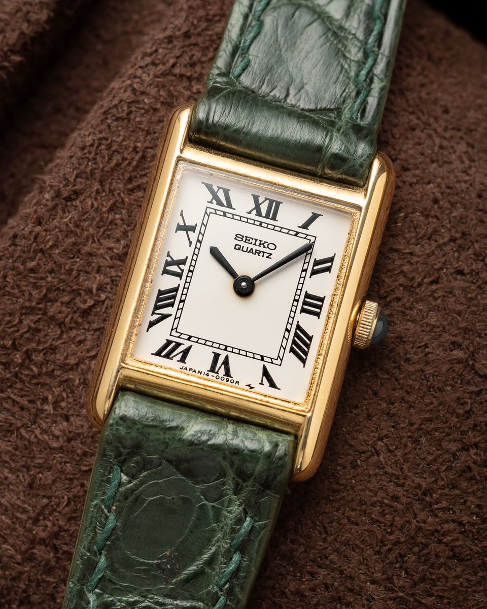 mascdaily's tweet photo. Seiko Tank (Quartz) https://t.co/Enc7gUOuXM