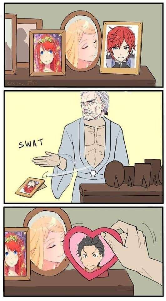 DarkFoxsbl4's tweet photo. This old man is suspicious 🙂

#リゼロ #ReZero https://t.co/47j4rNAVb8