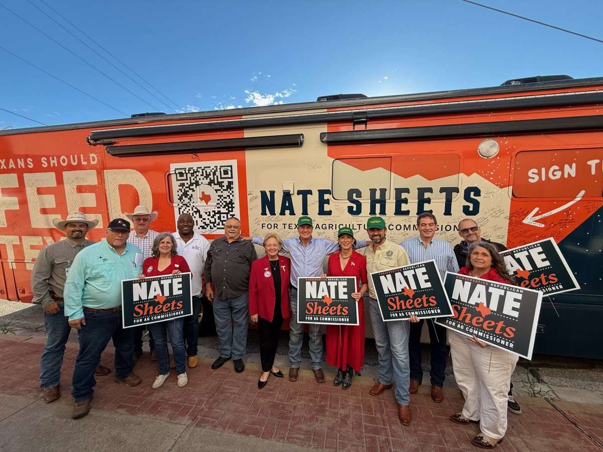 TexasGOP's tweet photo. A great morning in Giddings! 🇺🇸

The Lee County Republican Party hosted Nate Sheets, State Representative Stan Gerdes, and State Senator Lois Kolkhorst for a morning of conversation and fellowship with local Republicans.

Thank you to Lee County Chair Lynn Cain and everyone who came out and helped make the morning a success!

📸 Here are a few fun photos from the event!