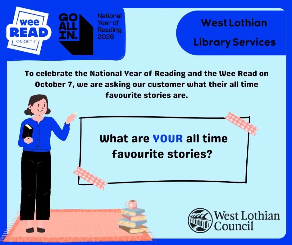 HarrysmuirPS's tweet photo. We have a whole day of reading fun planned for tomorrow, including our sponsored read to raise money for new reading books 📚 This fits in brilliantly with the #weeread26 What is your favourite story? #Harrysmuireads 📚 #Readingschools https://t.co/pN5Dpbeh8X
