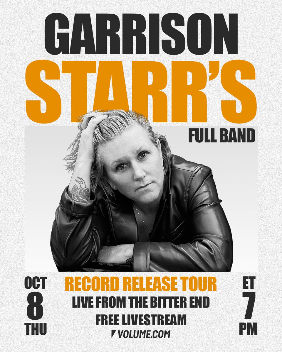 GetOnVolume's tweet photo. Can’t make it to NYC? We’re bringing The Gospel Truth Tour to you. 🎶

Garrison Starr is live from @BitterEndNYC tomorrow night, streaming FREE on https://t.co/cIpxZc9wq7.

📅 October 8
⏰ 7 PM ET / 4 PM PT
🎟️ Free livestream
Tune in live: https://t.co/s3ftq9P6nl https://t.co/S5M9B1SEah