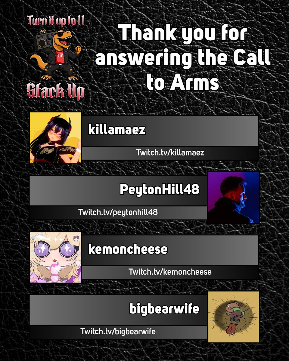StackUpRex tweet picture