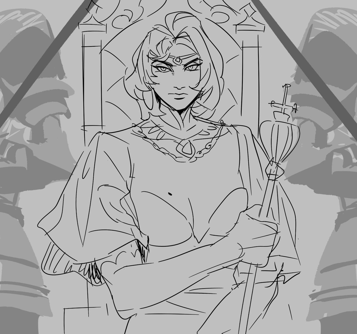EX_Pendragon's tweet photo. The Chariot and the Empress #dominetta https://t.co/d38kWsNDew