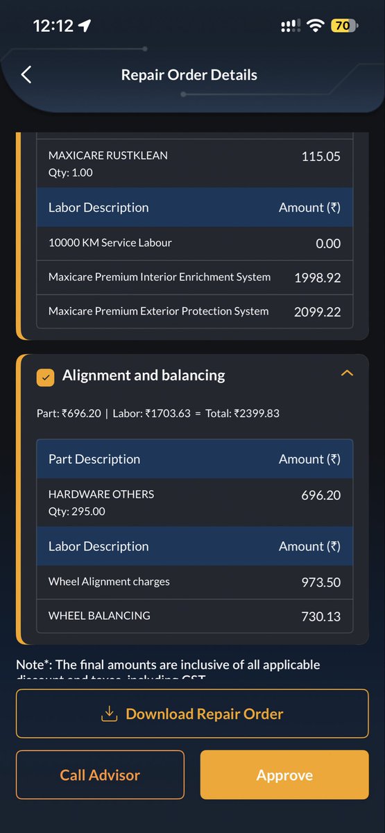 varunsingh1401's tweet photo. @anandmahindra @Mahindra_Auto @18002096006 how costly is 2nd free service and this is not approved by me, i am being threaten by the Hare Krishan  employee and forced to pay the amount. @MumbaiPolice @PMOIndia @AmitShah who will be responsible if something happen to me ? https://t.co/UsdJ8EErMc