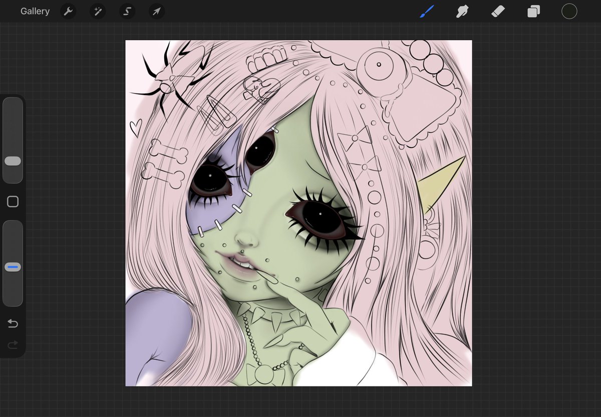 exe_Rotten_exe's tweet photo. 👁️🎀 More Practice done... I'm obsessed how shes coming along... 2 days rendering just the face area... 🎀👁️

[ROTTEN.EXE... NOT FOUND]      

#artrender #artist #vgenart #vgen #newartist #babyartist #rendering https://t.co/1ZXkm394Fq