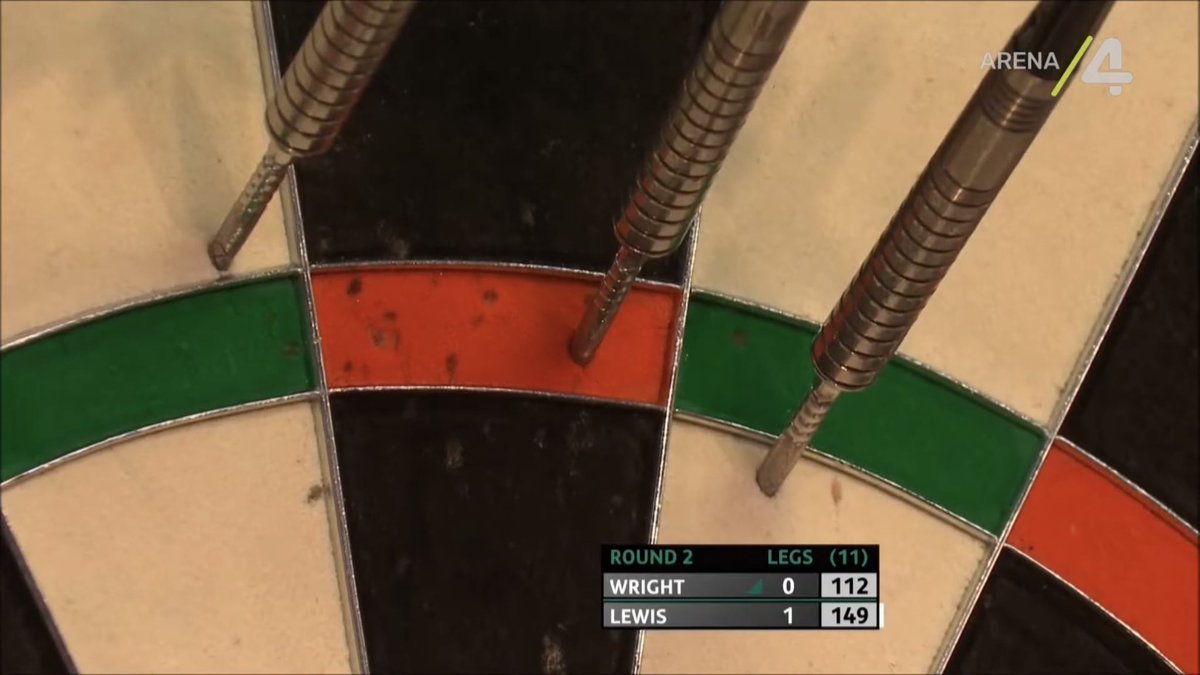 g0midarts's tweet photo. Just spotted Adrian Lewis G4 prototype darts while watching an old Lewis match (Players Championship Finals 2021)👀.
#darts #ダーツ #TargetDarts #AdrianLewis https://t.co/Woat65rKbx