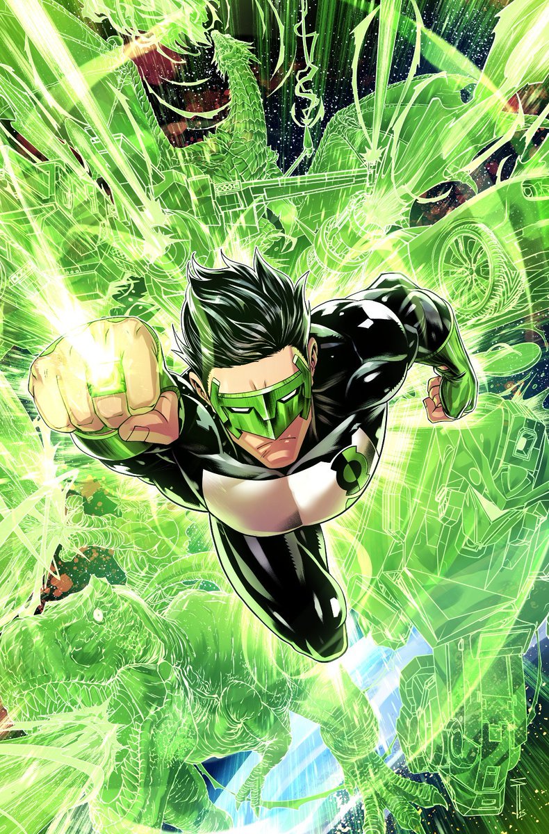 SergAcuna's tweet photo. I got my comps for my variant cover for  Green Lantern Corps 7 😃

#greenlanterncorps #kylerayner #dccomics #greenlantern https://t.co/V0ECw5iUfE