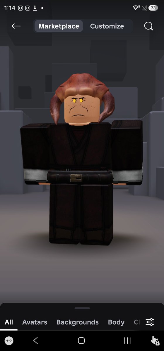 hellijost's tweet photo. @jedicouncilnews Made him in robloxxx https://t.co/yQv4r9ZpBl